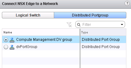 Подключение NSX Edge к сети