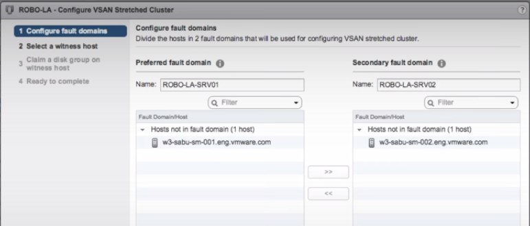 Настройка VSAN-кластера
