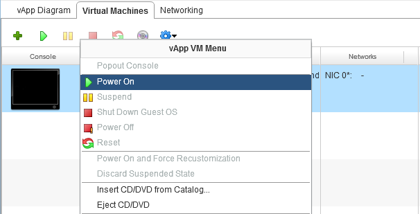Панель управления vCloud Director