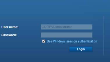 Окно подключения к vSphere Web Client