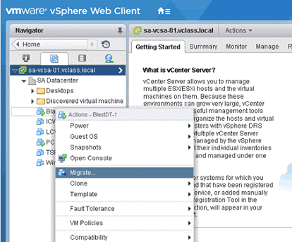 vSphere веб-клиент