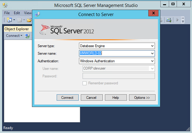 Подключение к Microsoft SQL Server